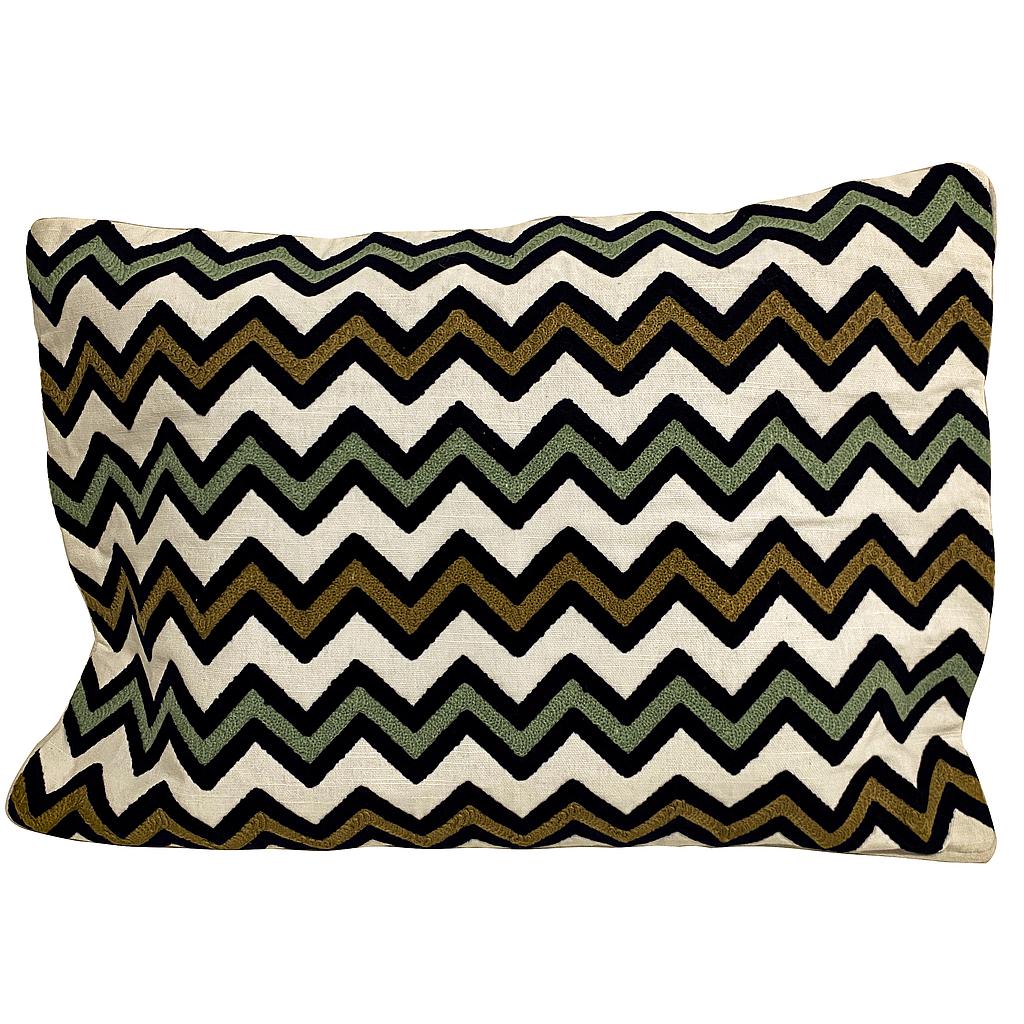 COJIN ALGODÓN BORDADO ZIGZAG PDD-CC-2102-100 (36 x 51cm)