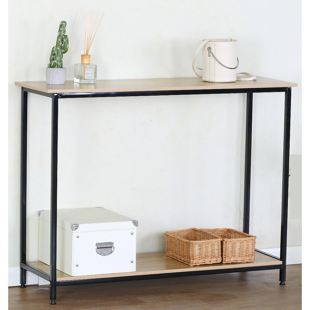 CONSOLA INDUSTRIAL 2 NIVELES NEGRO XGZ1063581ATZ (106 x 35 x 81cm)