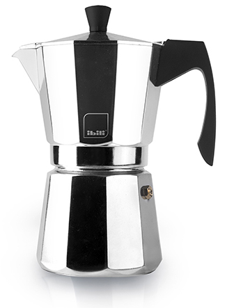 CAFETERA EXPRESS EVVA WHITE ALUMINIO 9 TAZAS IB 628409