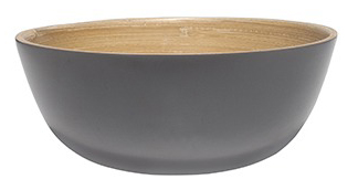 BOWL BAMBOO NATURAL GRIS MATE IB 590701 (16 x 7.50cm)
