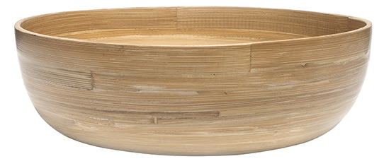 BOWL BAMBOO NATURAL IB 590100 (25 x 8cm)