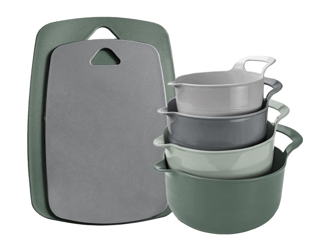 SET BOWLS + SET DE TABLAS DE PICAR 6PZS 22470609