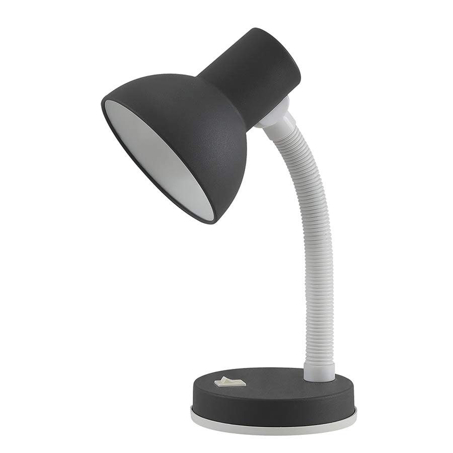 LAMPARA DE ESCRITORIO LUXY NEGRO ARENADO K93328 (18 x 13 x 31cm)