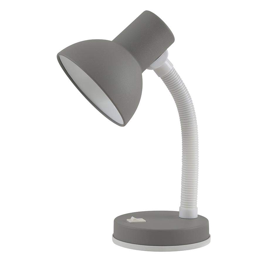 LAMPARA DE ESCRITORIO LUXY GRIS ARENADO K93327 (18 x 13 x 31cm)