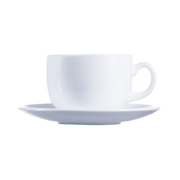 SET TAZAS C/PLATO DIWALI BLANCO 6PZS D8222