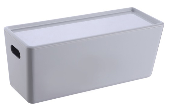ORGANIZADOR MULTIUSO BLANCO CON TAPA 34257 (35 x 13 x 14.1cm)
