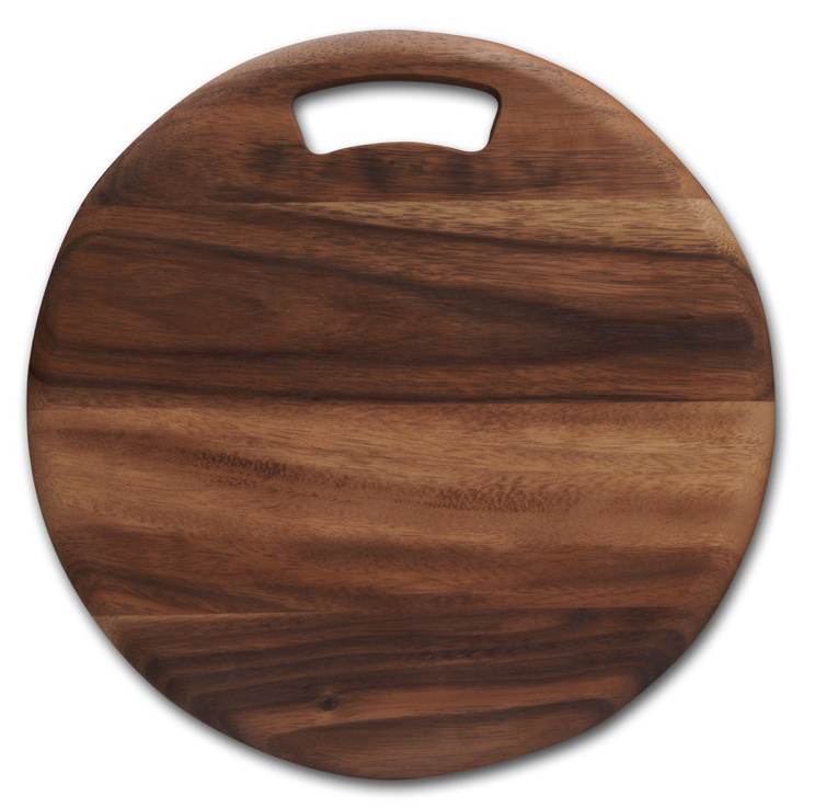 TABLA DE PICAR REDONDA MADERA ACACIA 751721 (35 x 1.5cm)