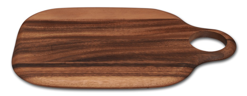 TABLA DE PICAR MADERA ACACIA OVAL 751705 (25.5 x 38 x 1.5cm)