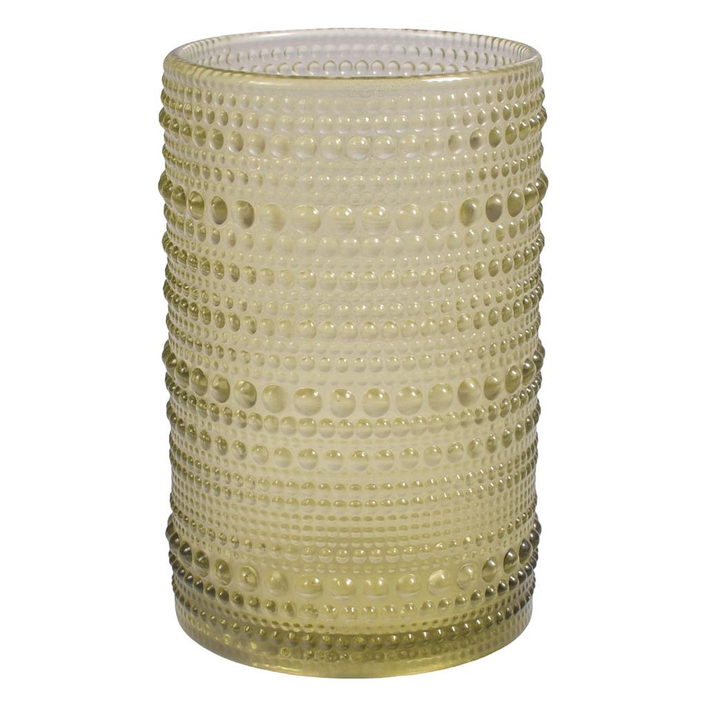 SET VASOS VIDRIO VERDE 6PZS 475775 / SAN4364 (350ml)