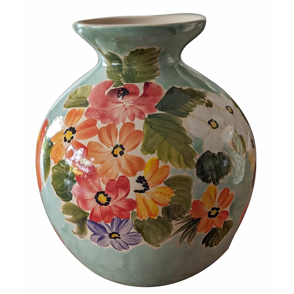 JARRON REDONDO CUELLO &amp; BOCA FLORES VARIAS 160712890 (19.5 x 4.5cm)