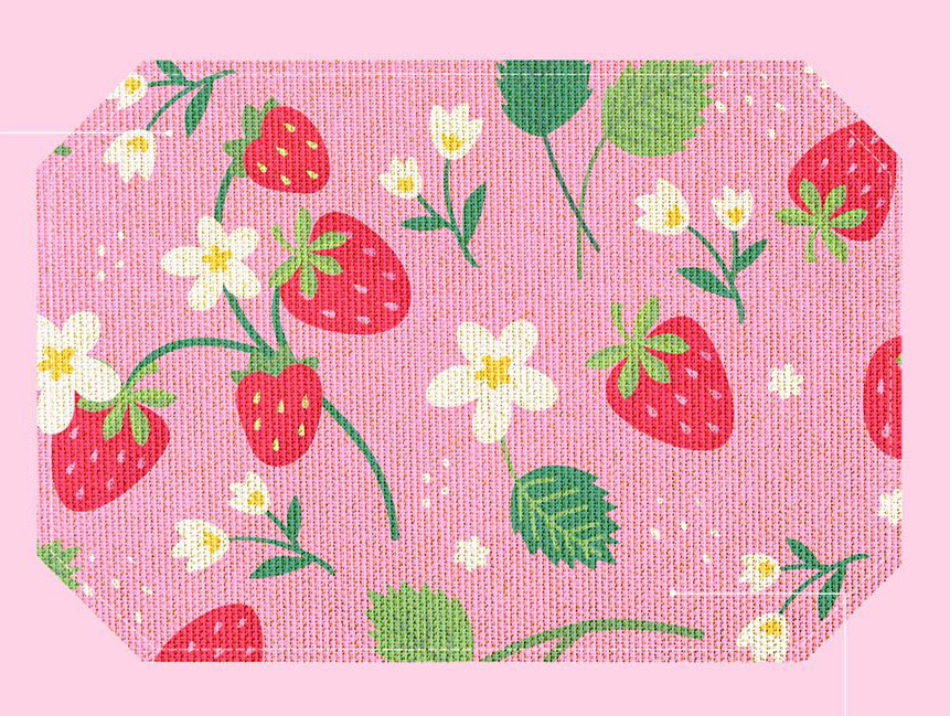 INDIVIDUAL RECTANGULAR DISENO FRUTILLAS 7862117484516 (45 x 30cm)