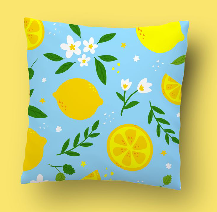 COJIN CUADRADO LIMONES 7862117484585 (45 x 45cm)
