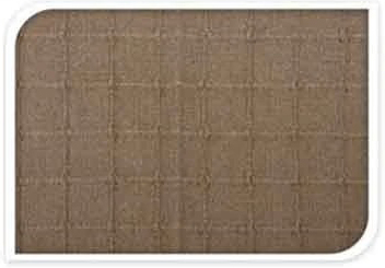 ALFOMBRA DECORATIVA ALGODÓN BEIGE  LINEAS NEGRAS A92000010F (50 x 80cm)
