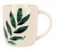 TAZA DE PORCELANA HOJA EUCALIPTO Q75102750HE (325ml)