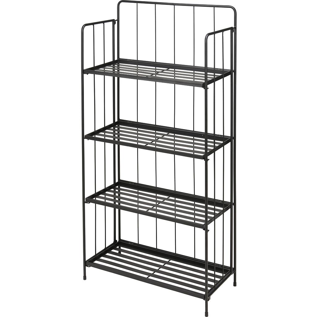 PORTAMACETAS NEGRO 4 NIVELES X71000120 (118 x 58 x 27cm)