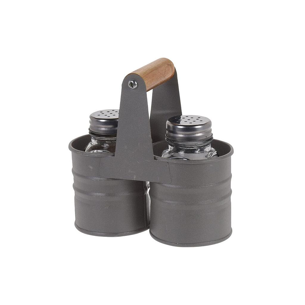 SET SALERO / PIMENTERO CON SOPORTE 2PZS 170452160 (13 x 12)