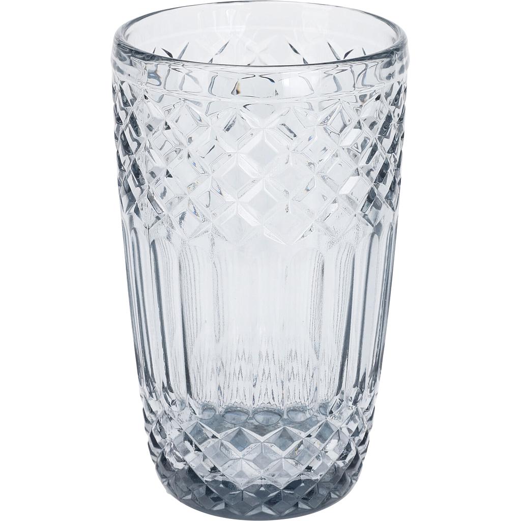 VASO VIDRIO GRIS 170490130 (13 x 7.5cm / 380ml)
