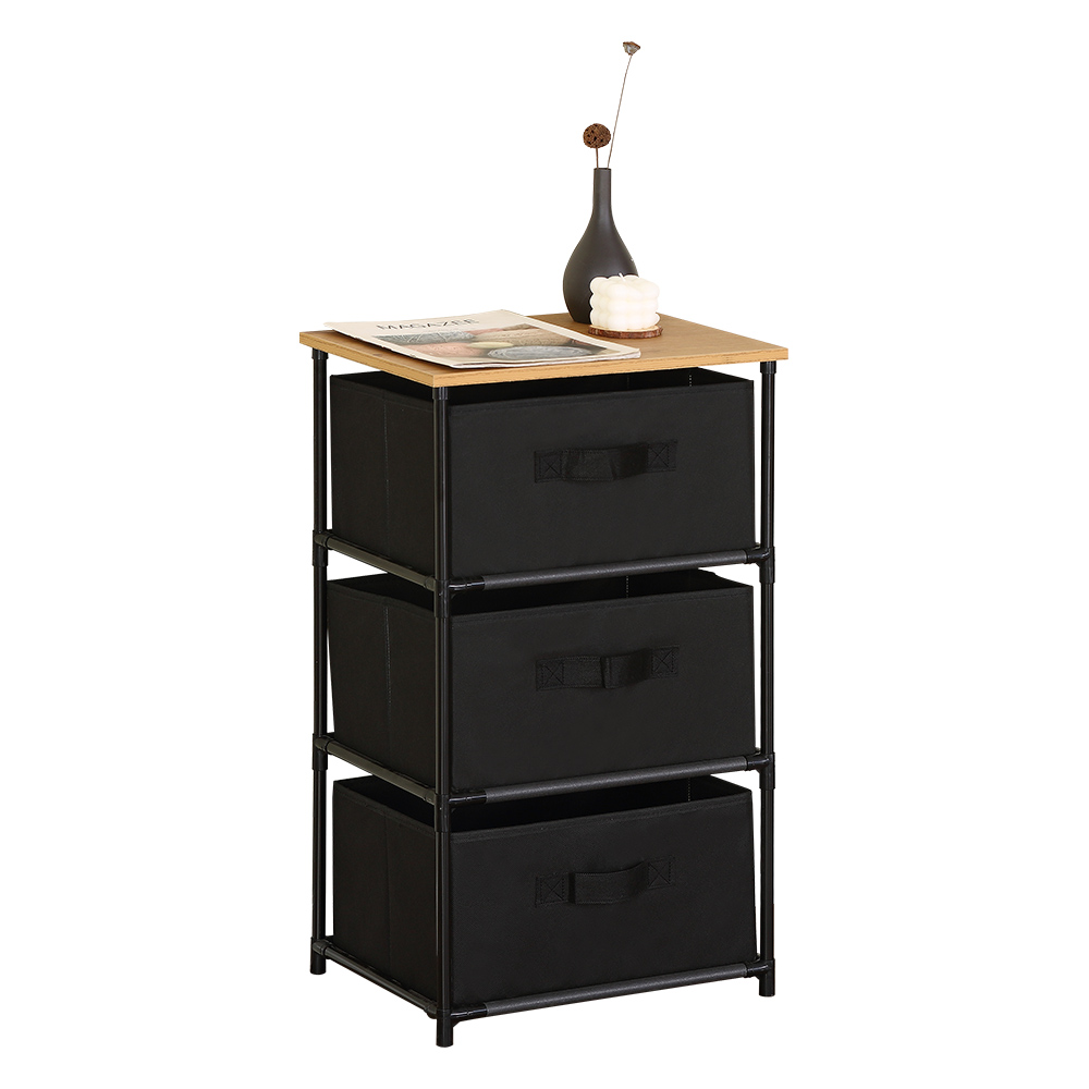 CAJONERA INDUSTRIAL 3 CAJONES TELA SNJ403068-3 (40 x 30 x 68cm)
