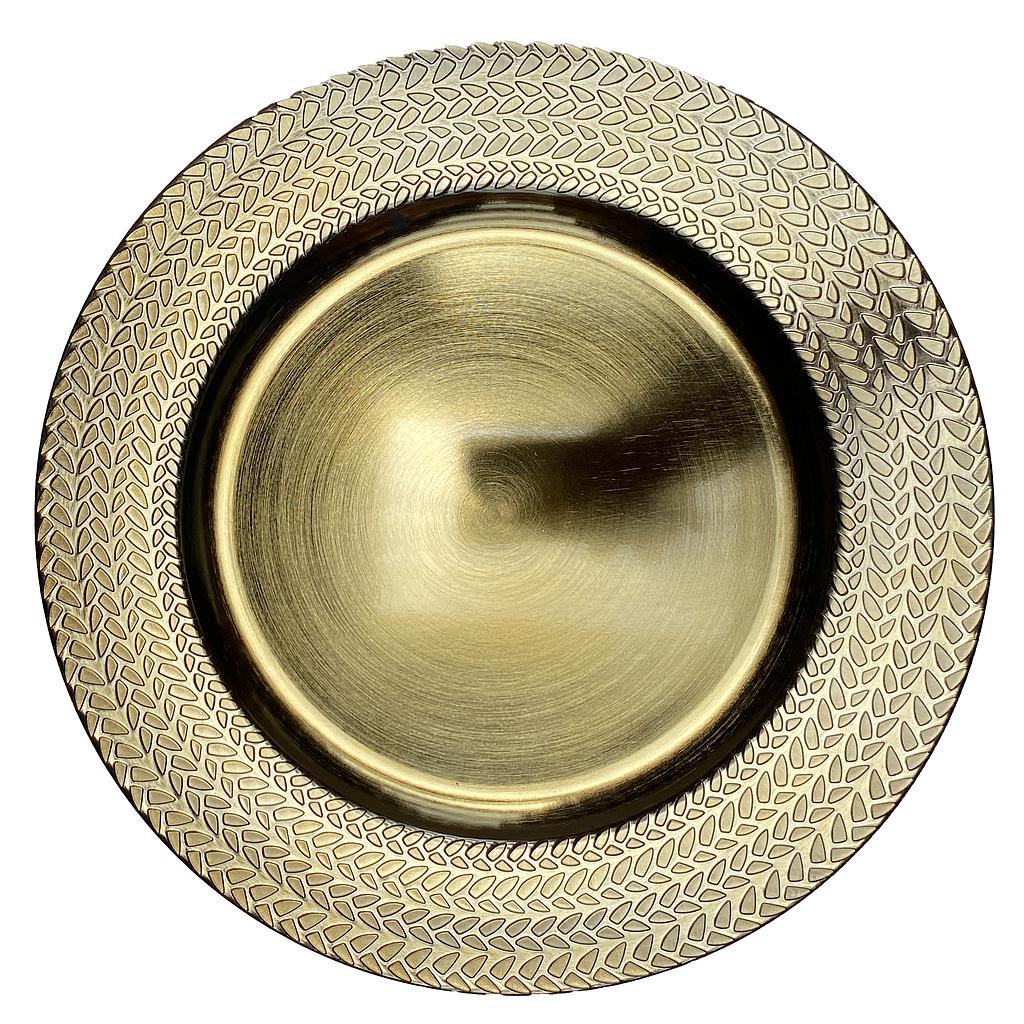 PLATO BASE DORADO IC873-09