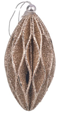 ADORNO NAVIDENO PIÑA CHAMPAGNE 260442 / ES24016 (13cm)