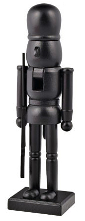 ADORNO NAVIDENO SOLDADO NEGRO 534366 / ES24432 (25cm)