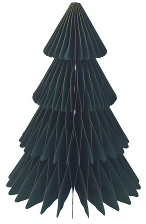 ADORNO NAVIDENO ARBOL PAPEL VERDE 595345 / ES24271 (30cm)