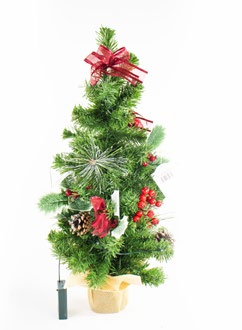 MINI ARBOL NAVIDENO DECORADO 085-0005 (60.96cm)