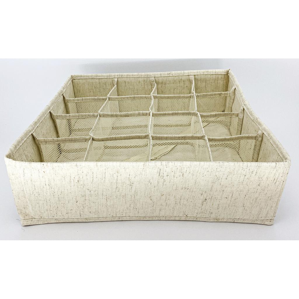 CAJA ORGANIZADORA TELA 4HM25-4 (33 x 33 x 10cm)