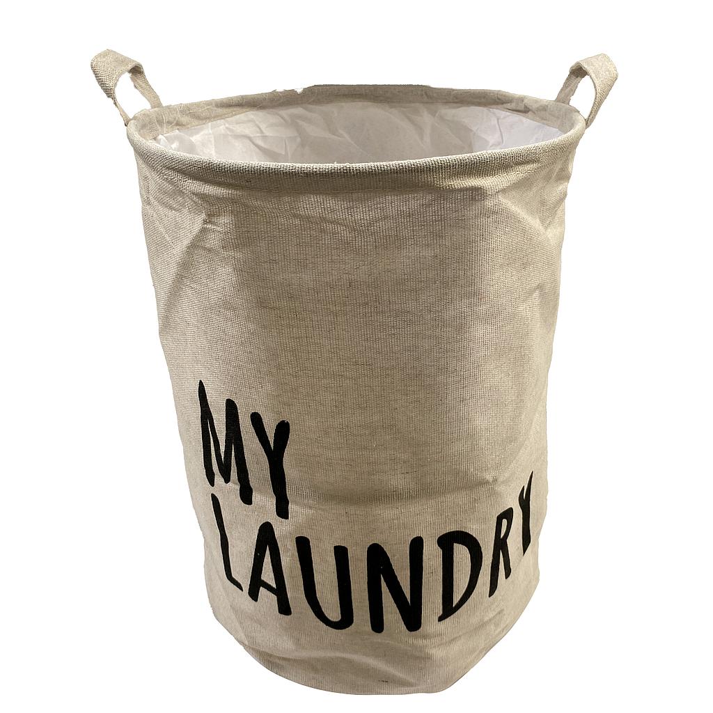 CESTA DE TELA TAUPE ROPA SUCIA 4HM25-8A (35 x 45cm)