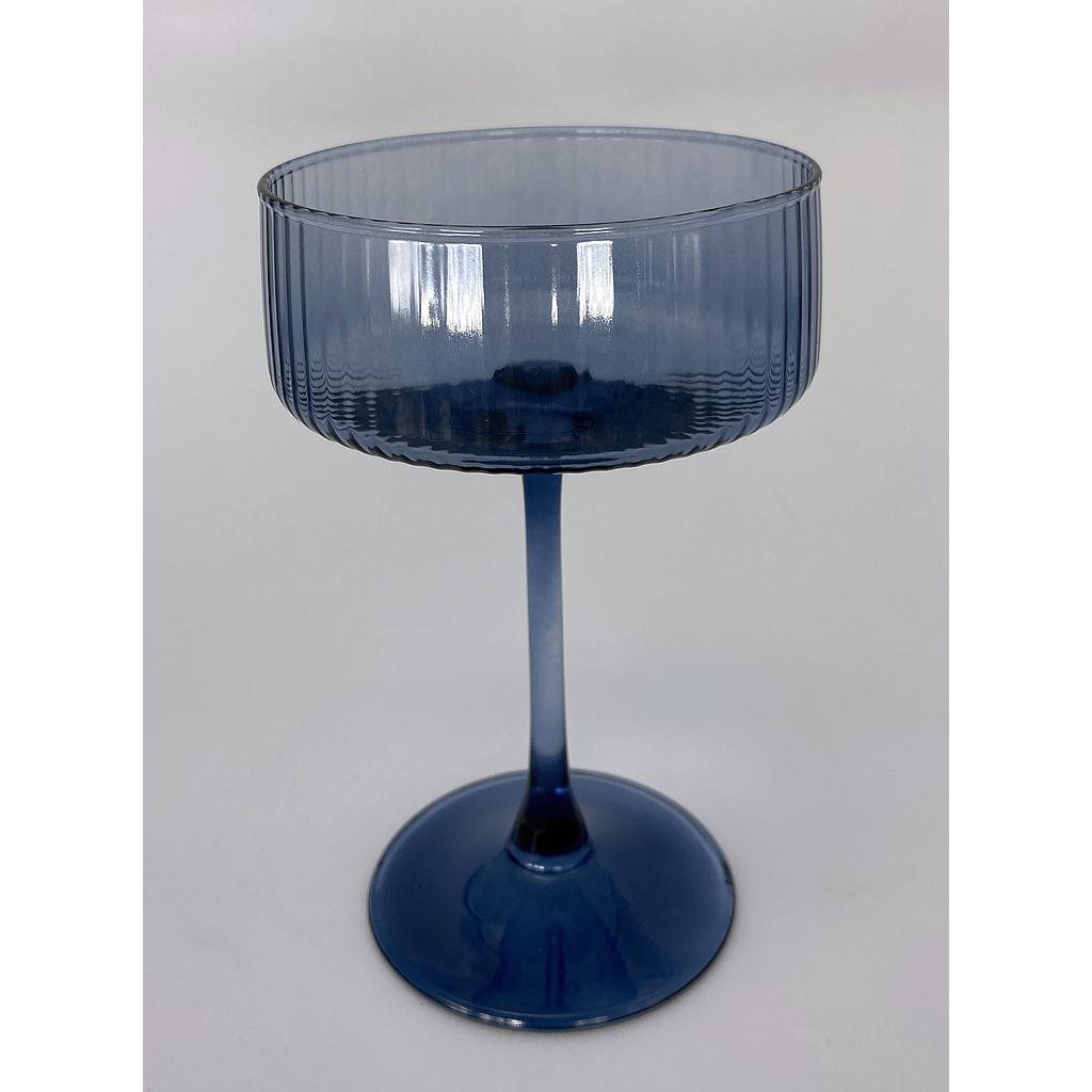 COPA VIDRIO AZUL IRIDISCENTE 4HM26-11