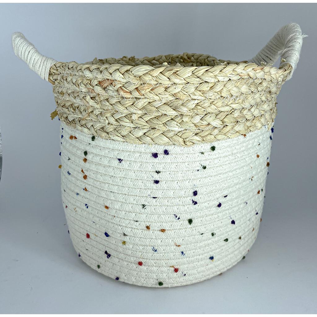 CESTA MULTIUSO FIBRAS NATURAL MEDIANA 4HM30-8B