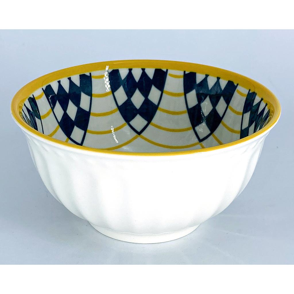 BOWL NORDICO AJEDREZ 4HM34-6A (11.7 x 6cm)
