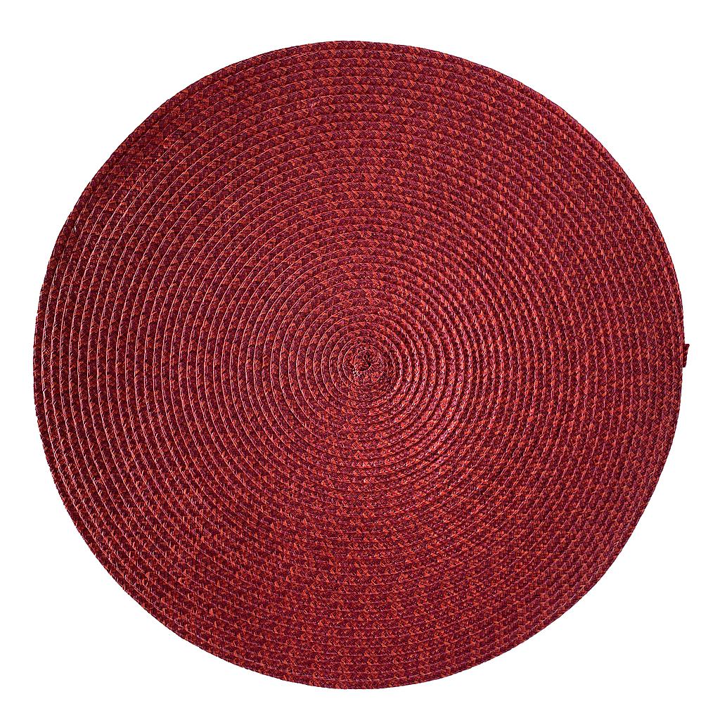 INDIVIDUAL REDONDO ROJO 4HM38-6B