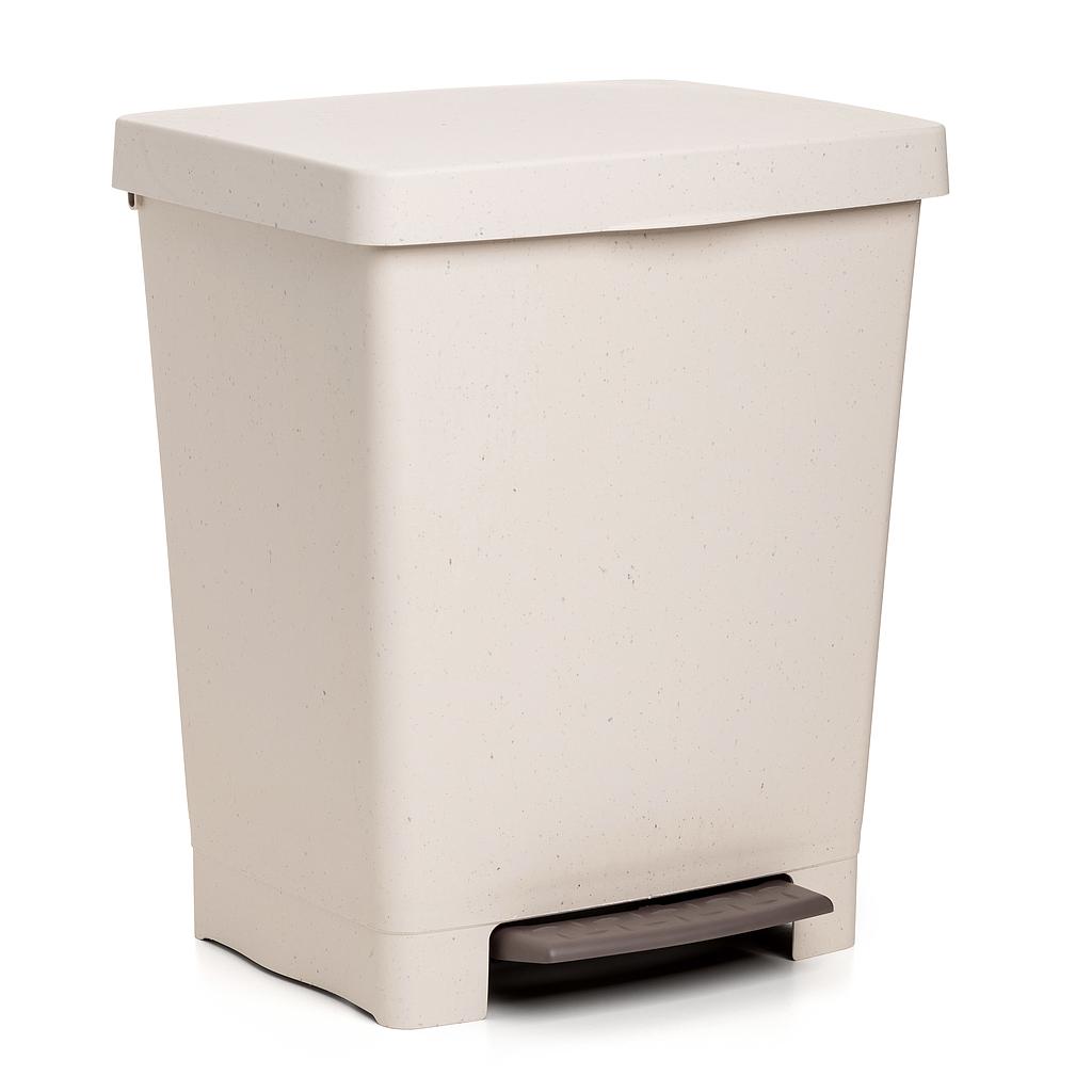 BASURERO DE  PEDAL CUBIK ECOHOME 1104406 (33.5 x 30 x 39cm / 23lt)