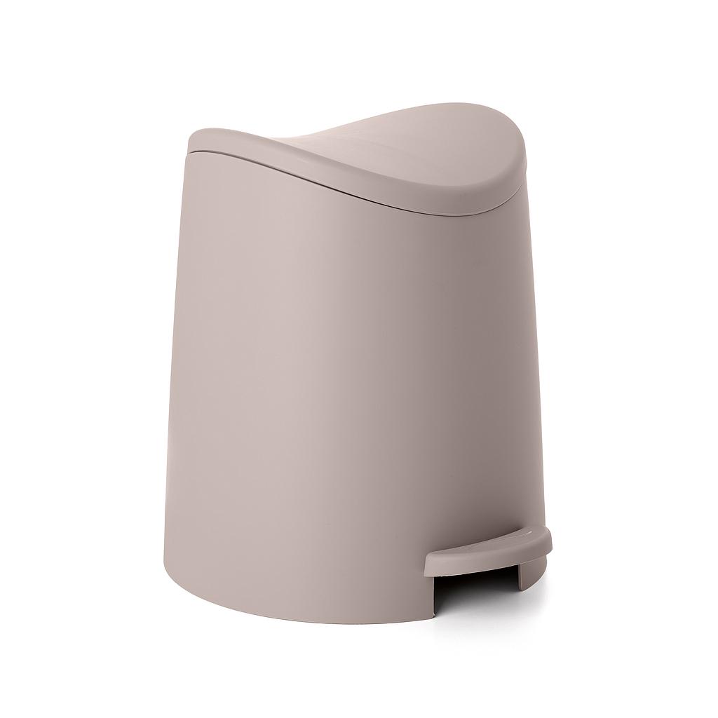 BASURERO DE  PEDAL TAUPE 4470015 (19 x 21.8 x 22.1cm / 3lt)