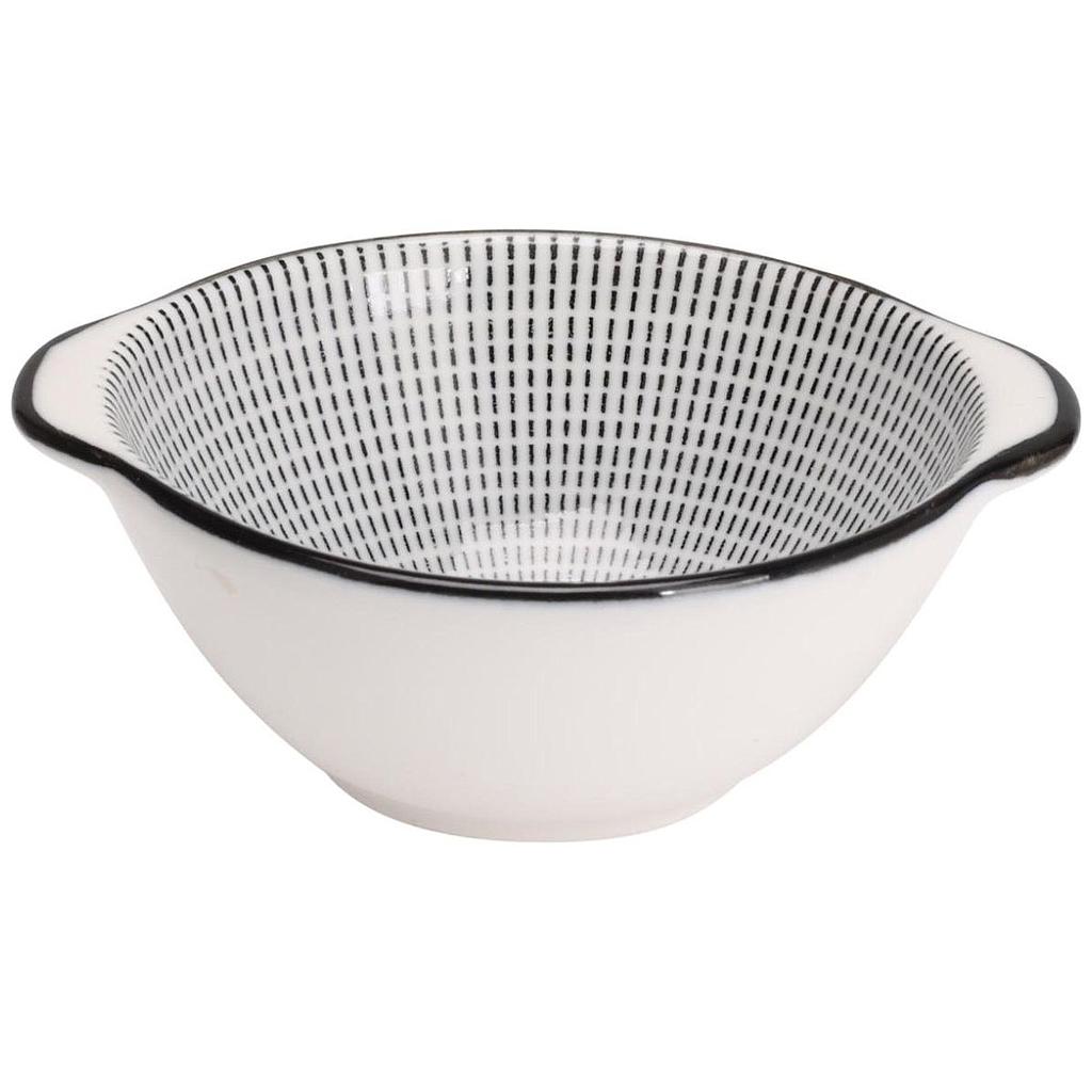 BOWL PARA TAPAS DISEÑO LINEAS NEGRAS 798000120D (15cm)