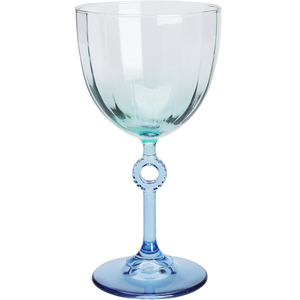 COPA DE VINO AZUL 046000560A (270ml)
