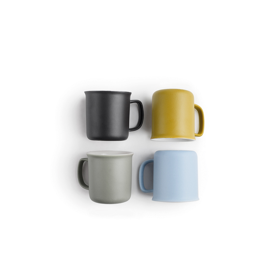 SET TAZAS EXPRESSO COLORFUL 4PZS IB 693611 (6.40 x 6.60cm /  110ml)