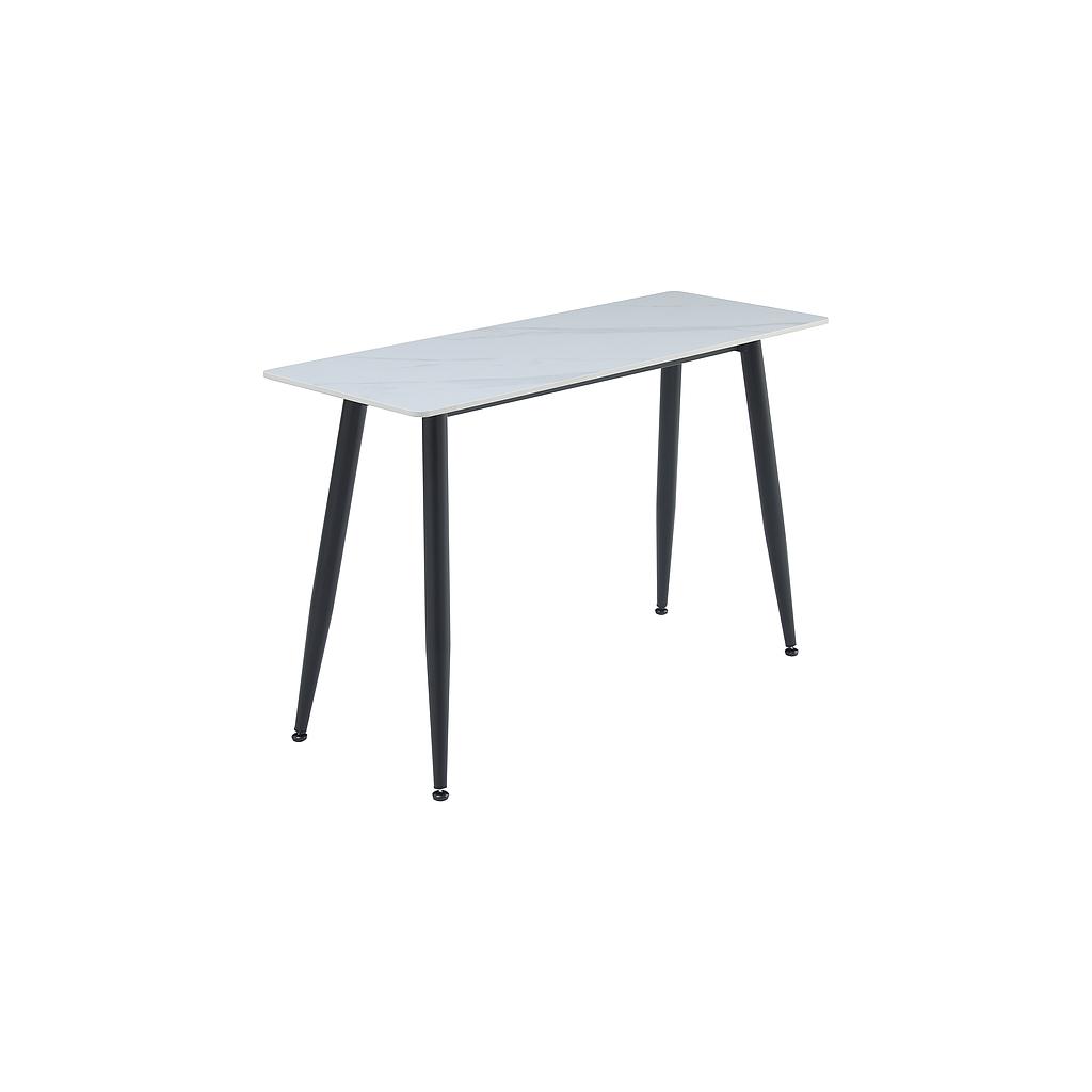 CONSOLA SNOW WHITE BLANCO/GRIS PORCELANATO GST014B-3SW (120 x 45x 75cm)