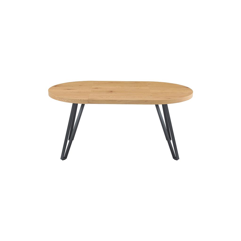 MESA DE COMEDOR REDONDA EXTENSIBLE PANDORA MADERA GDT1220A-1V (100 / 168 x 75cm)