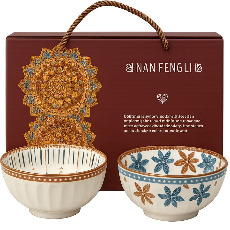 SET BOWL BOHEMIA ENCANTADA 2025030578808 2PZS (11 x 6cm)