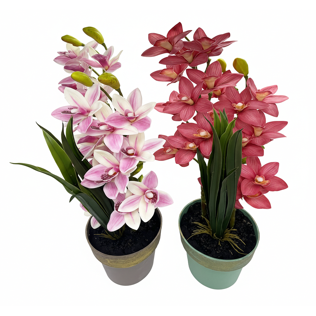 PLANTA ARTIFICIAL ORQUIDEA 3 BROTES F24087 (40cm)