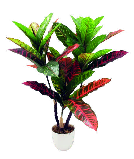 PLANTA ARTIFICIAL CROTO CON MACETA F23899 (45cm)