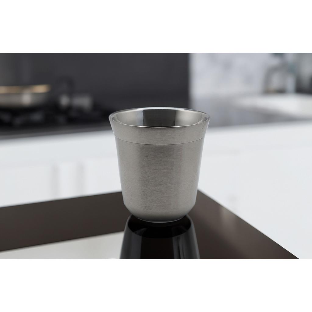 VASO DOBLE PARED PLATA - ACERO INOXIDABLE 7862140130077 (80ml)