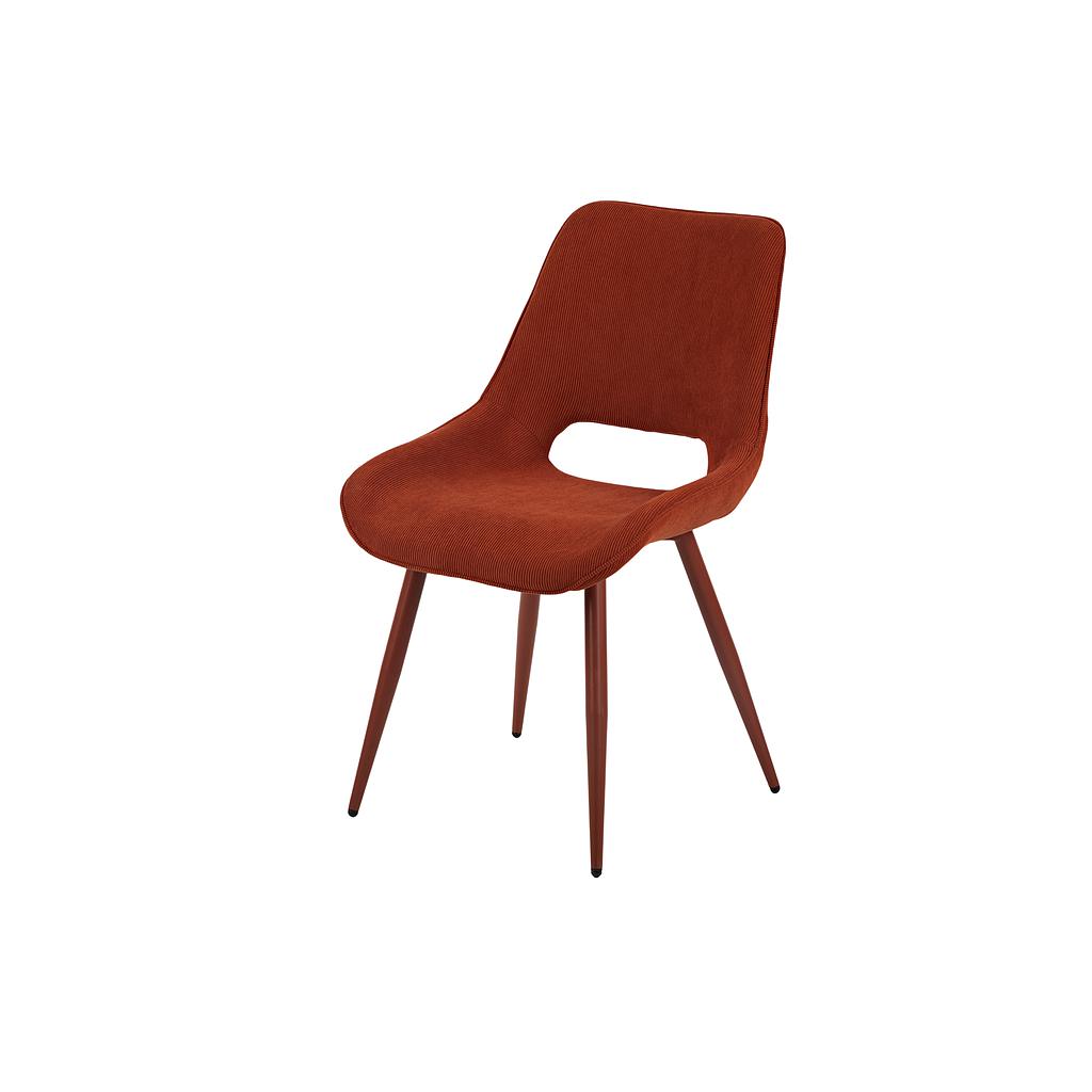 SILLA PANA MAGDA NARANJA PATAS ARENA NARANJA MDC7160A-8 (50 x 61.5 x 86 x 48cm)