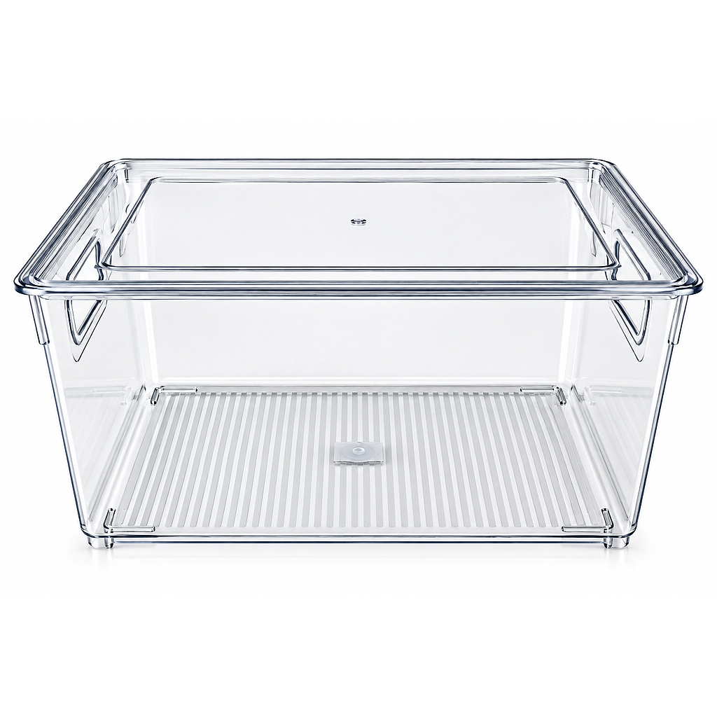 CONTENEDOR MULTIUSO RECTANGULAR C/TAPA 4HM23-14 (29 x 21 x 16cm)