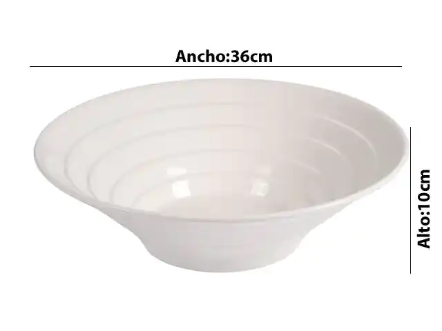 ENSALADERA BLANCO 361973 / SAN4342 (36 x 10cm)