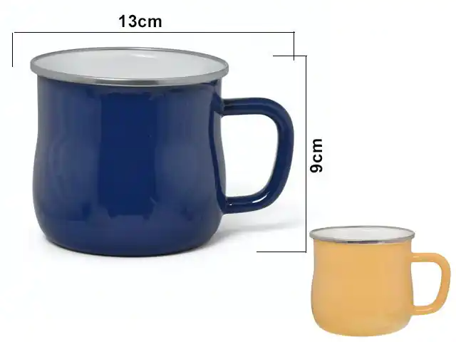 JARRO HIERRO ENLOZADO VARIOS COLORES 283502 / WJ-102B (13 x 9cm / 550ml)