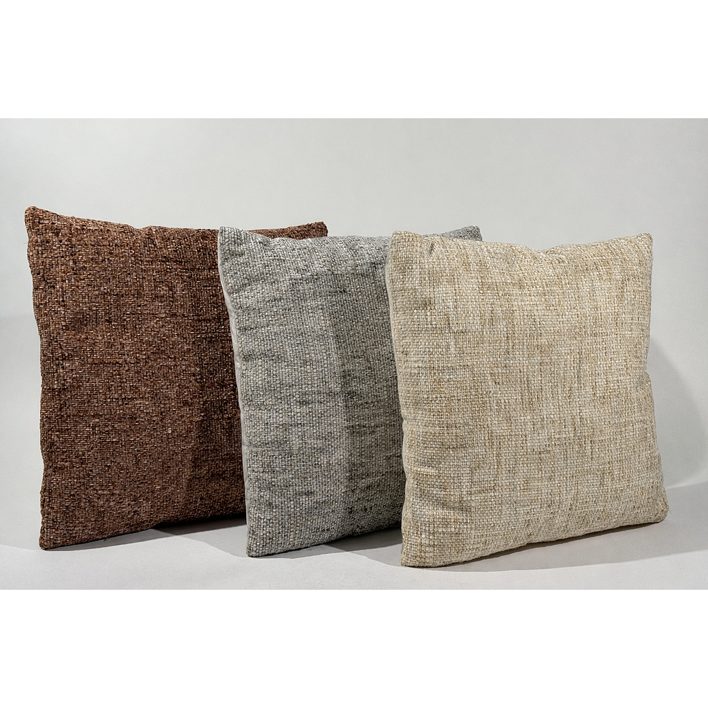 COJIN CUADRADO JASPE VARIOS COLORES IC1354-02 (43 x 43cm)