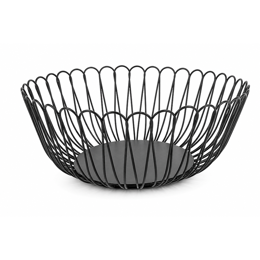 CESTA METALICA NEGRO EP81873165 (28 x 11cm)